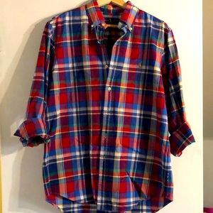 LIKE NEW: Plaid RL shirt